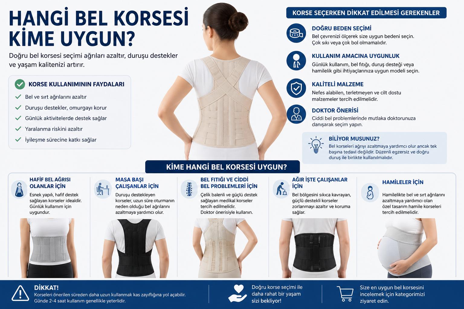 Hangi Bel Korsesi Kime Uygun? Doğru Seçim Rehberi